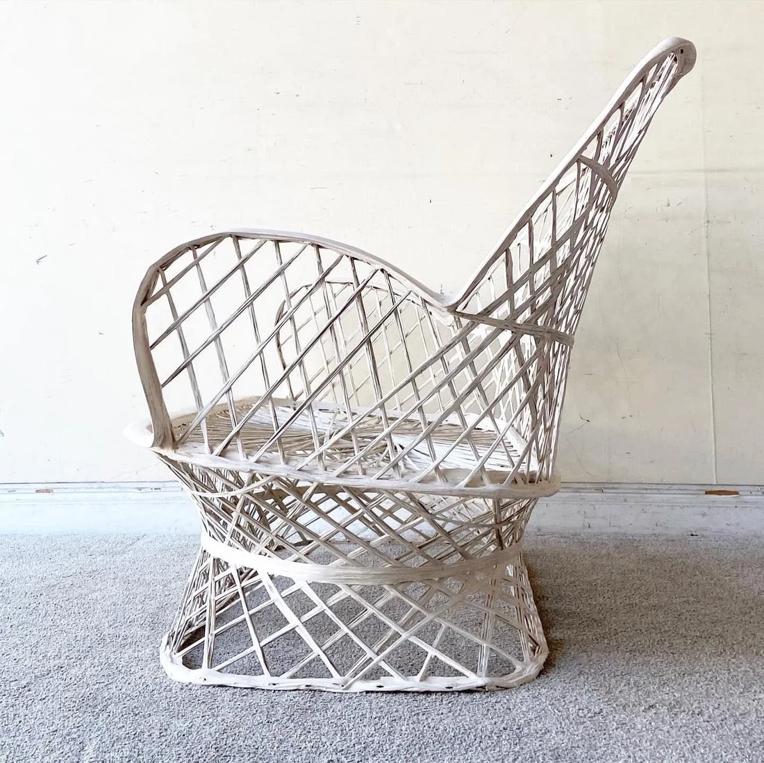 Mid Century Modern Spun Fiberglass Loveseat - 10