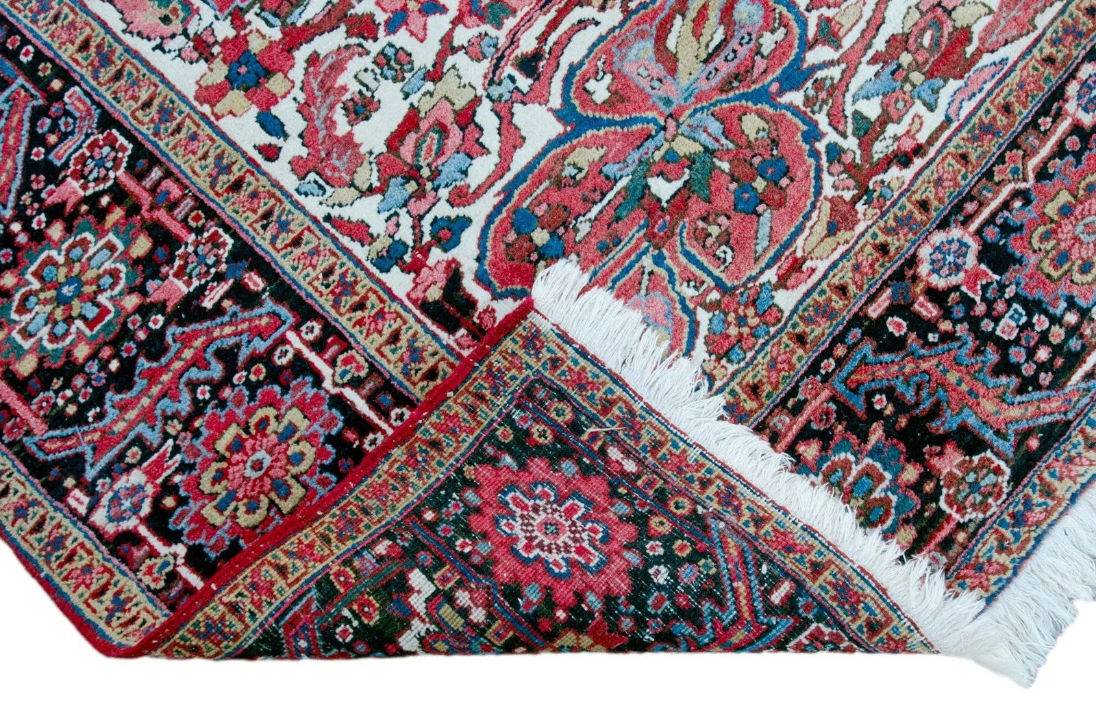 Antique Persian Heriz Rug - 9' 11" by 13' 1" - 5