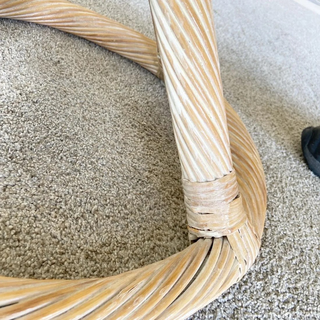 Boho Chic Twisted Pencil Reed Floor Lamp - 7