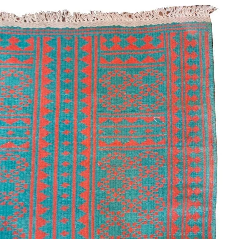 Early 20th Century Saveh Kilim Rug - 70" x 108" - 5