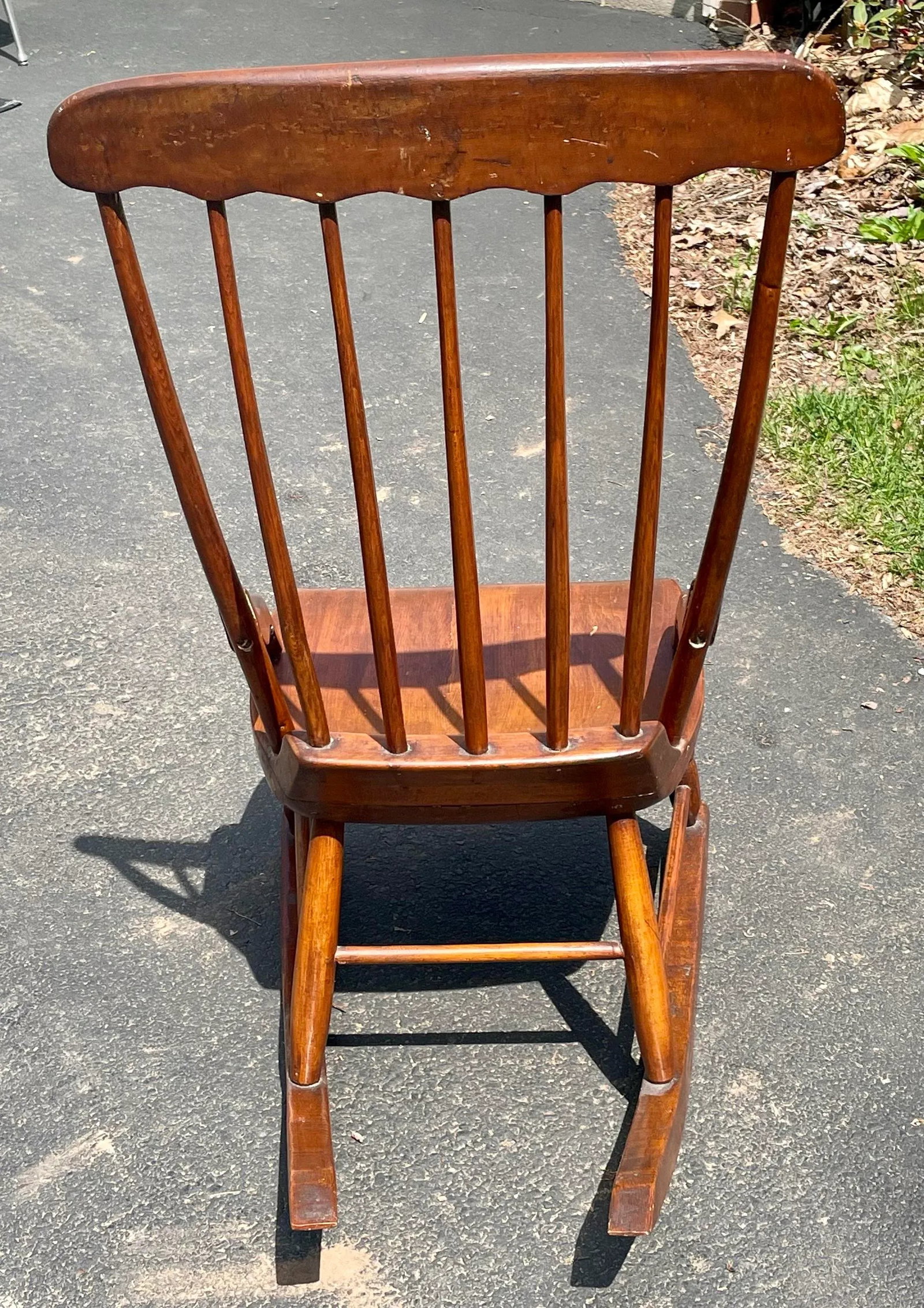 Antique Pennsylvania Nursing/Sewing Rocker - 4