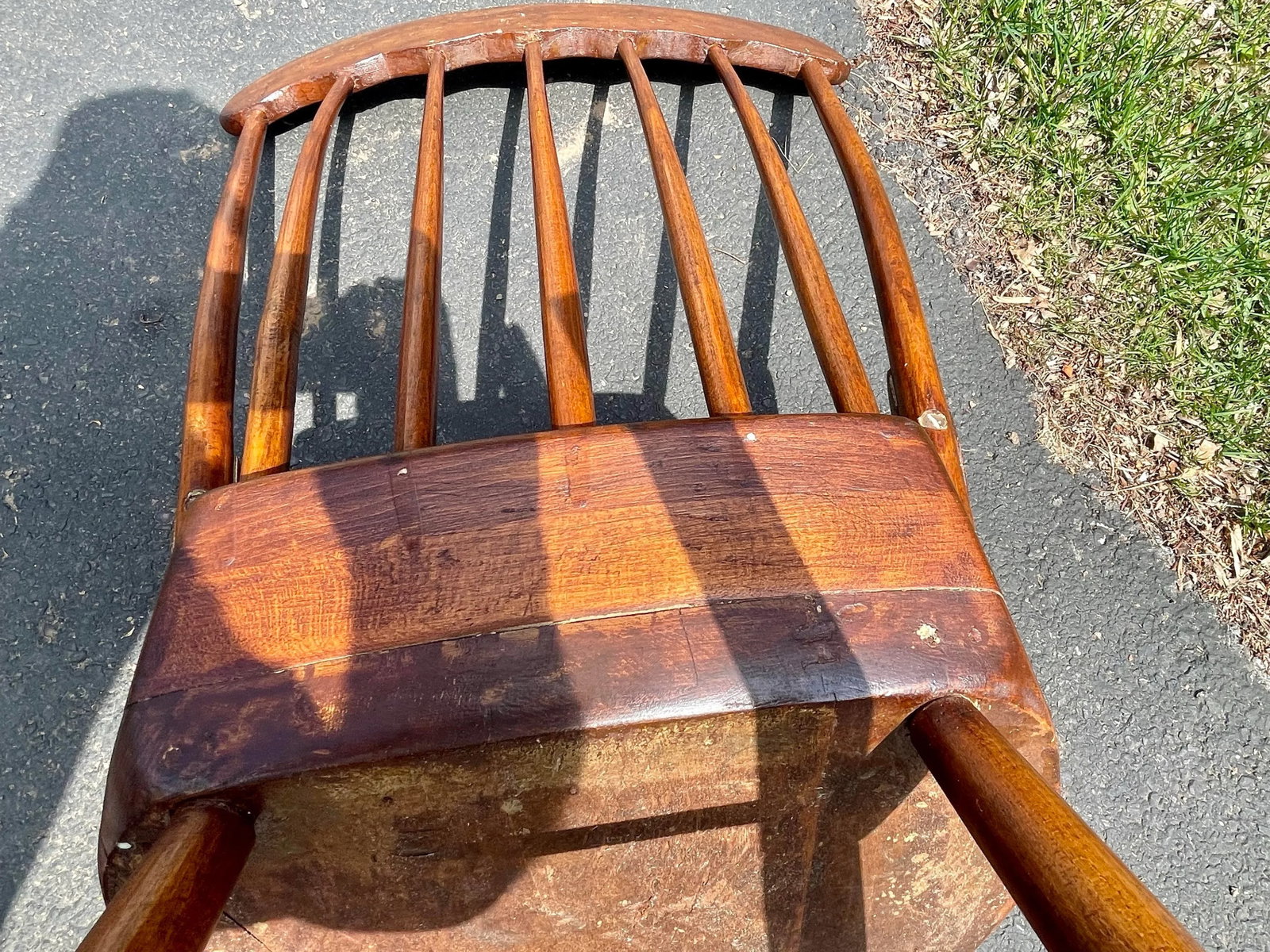Antique Pennsylvania Nursing/Sewing Rocker - 8
