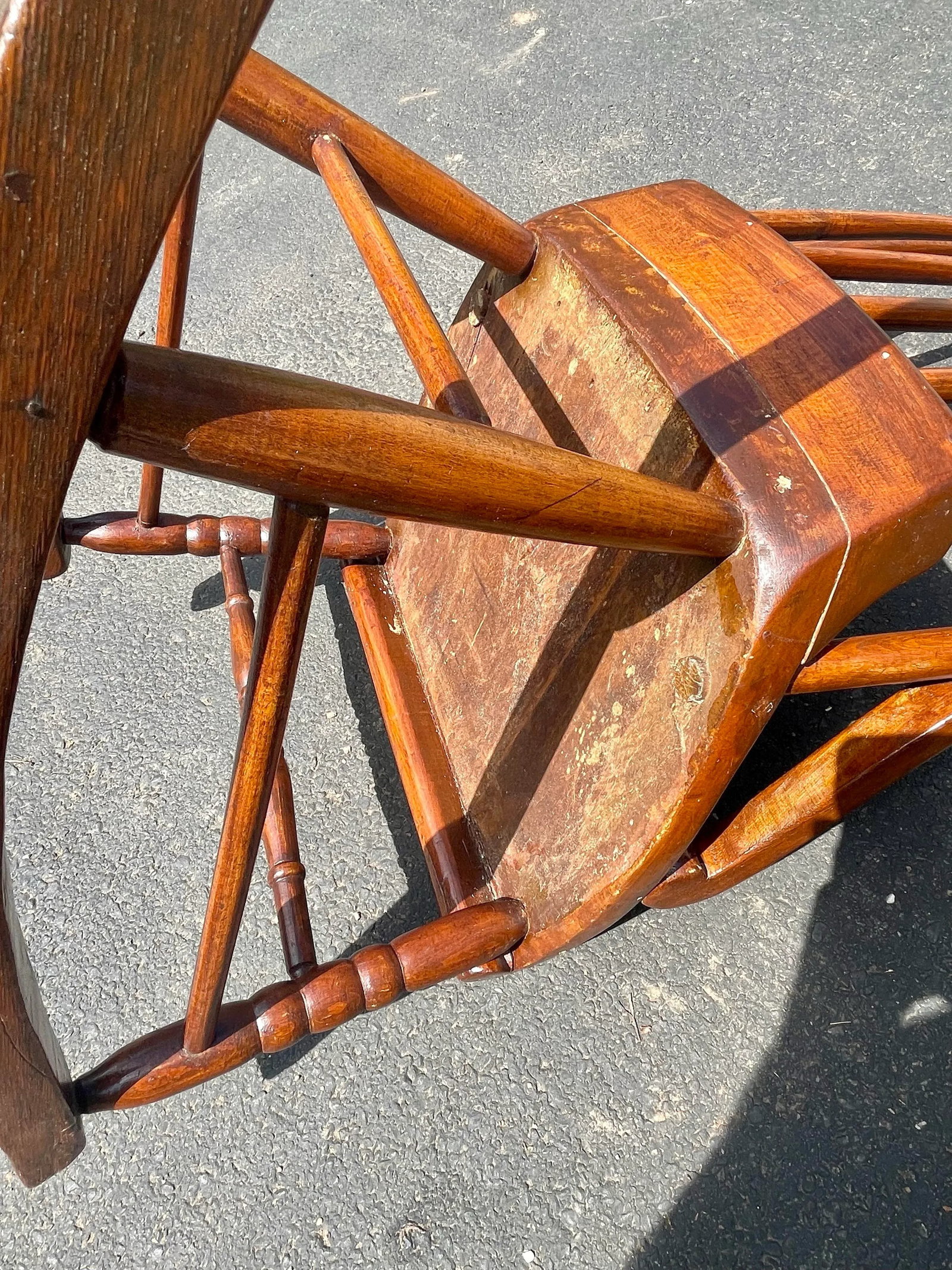 Antique Pennsylvania Nursing/Sewing Rocker - 9