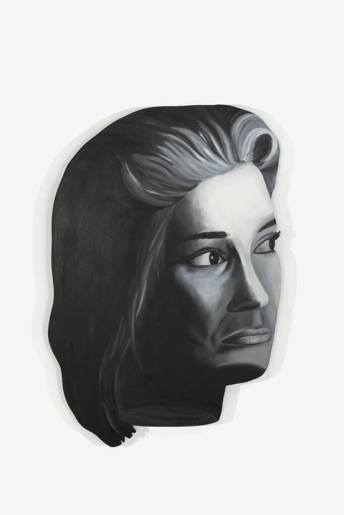 1980s Ken Warneke Face Painting "Female Looking Right" - 2