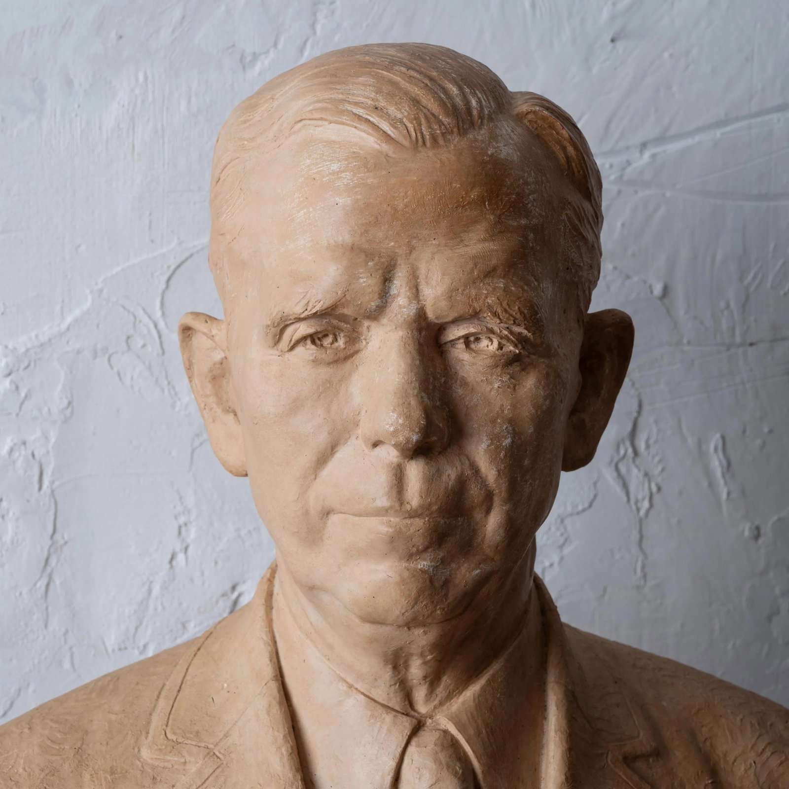 General George C. Marshall Plaster Bust by Rosario Russell Fiore - 5