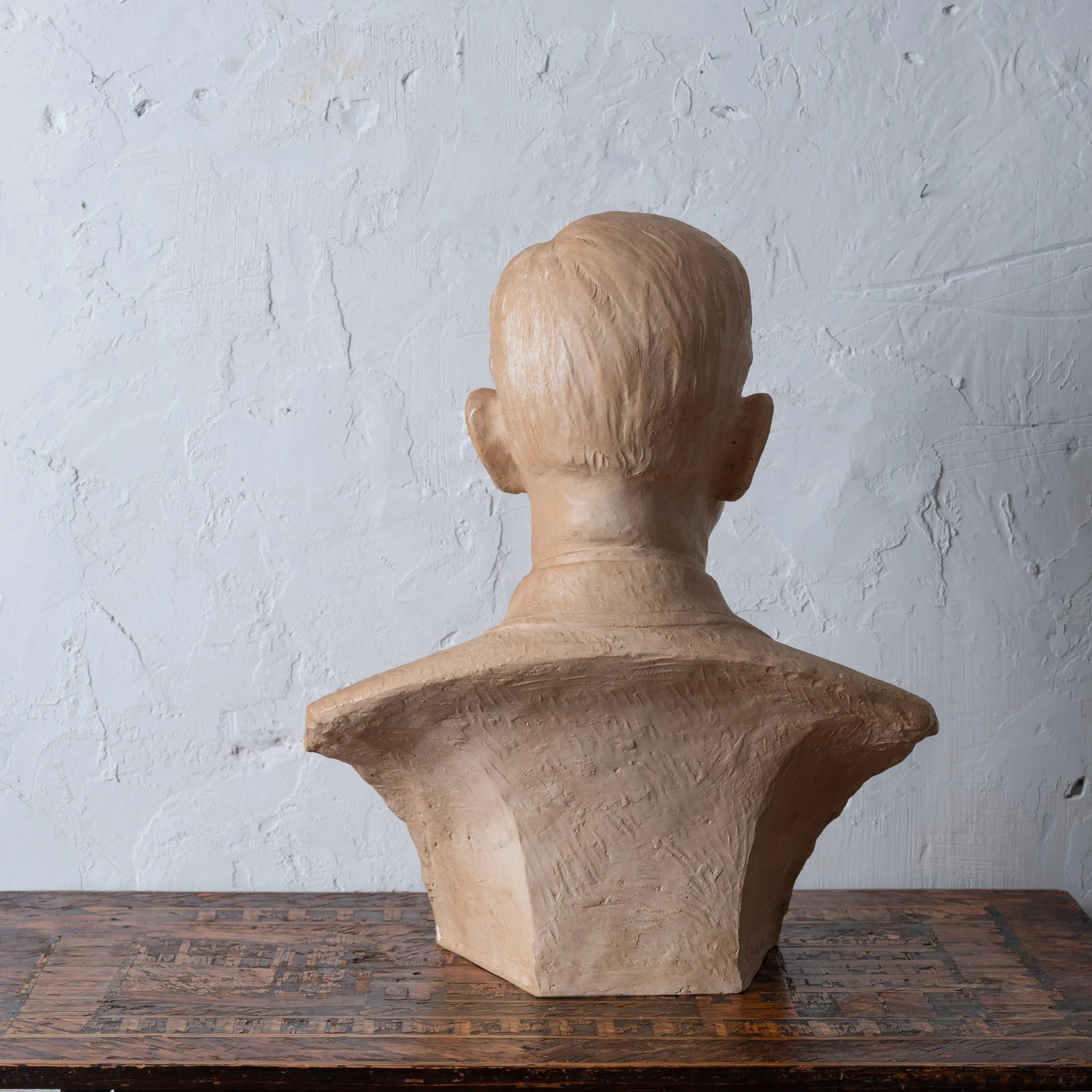 General George C. Marshall Plaster Bust by Rosario Russell Fiore - 8