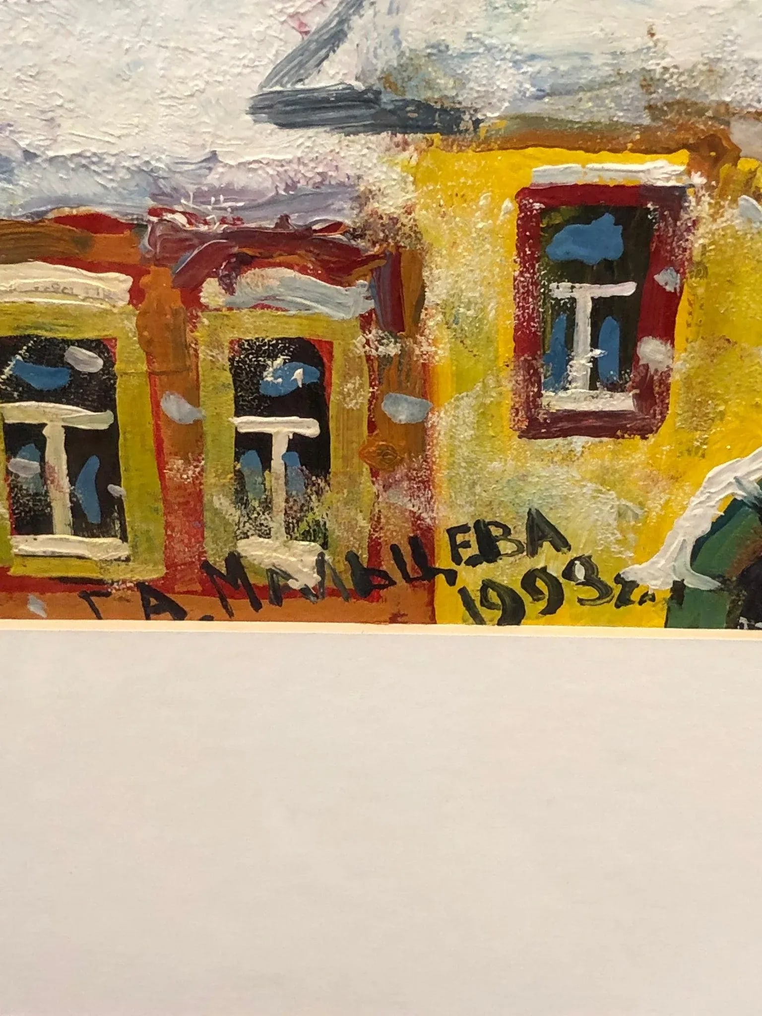 "Inside the Monastery Walls" - 1993 Original Watercolor Signed, Framed - 3