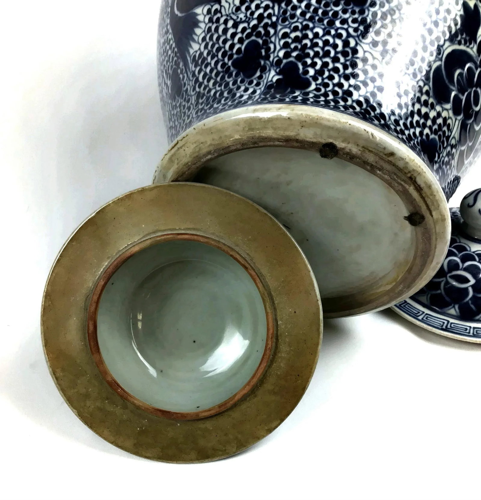 Early 20th Century Antique Asian Porcelain Ginger Jars- a Pair - 10