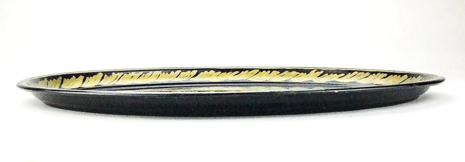 Large Hand Painted Metal Toleware Serving Tray - 4