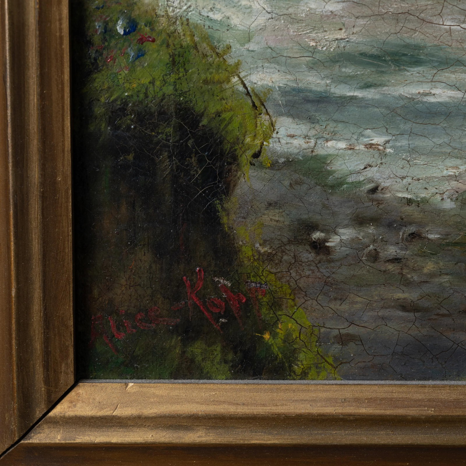 "Young Dreams" Genre Painting After James Clarke Hook - 6