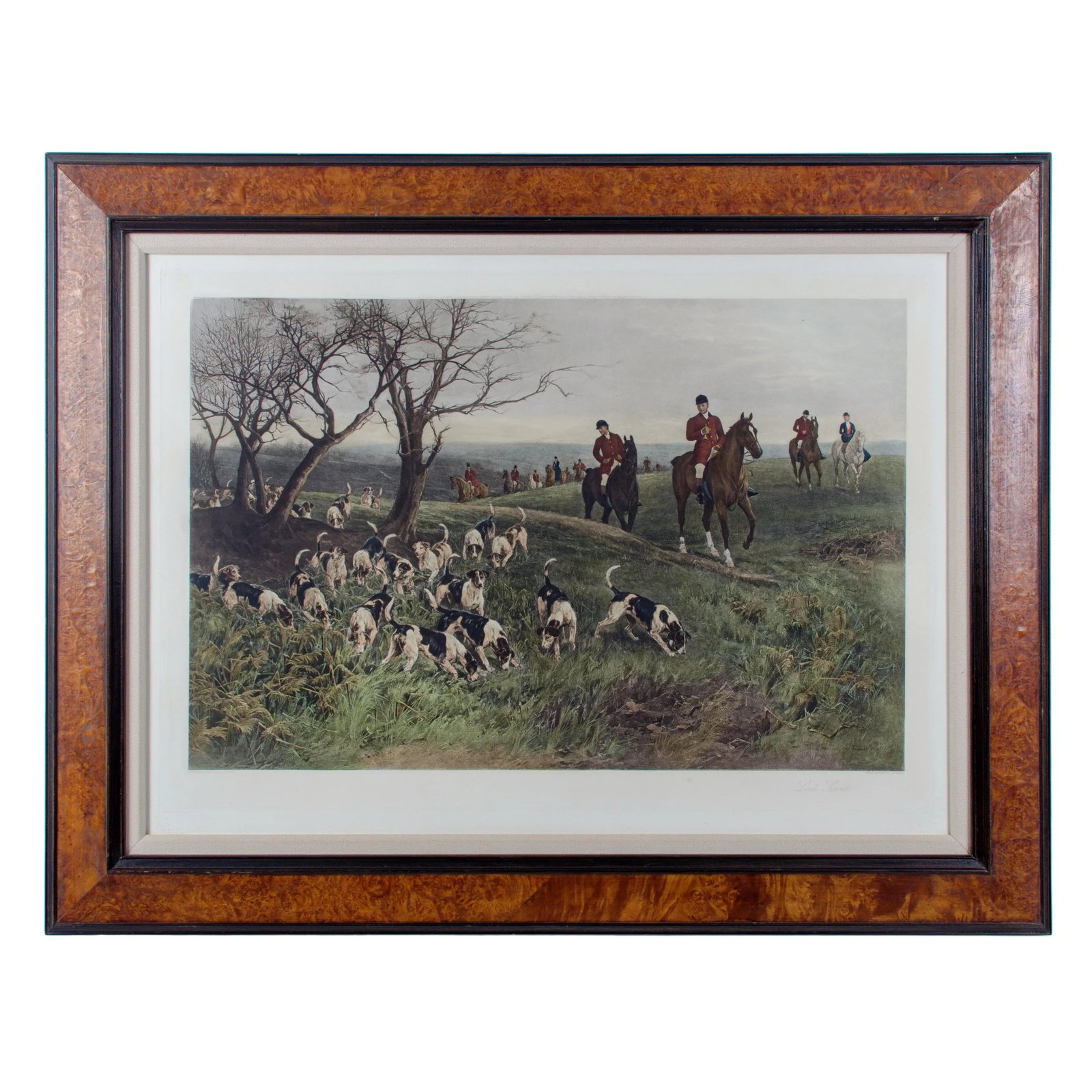 "Lost Scent" Hunt Scene Intaglio Print After Heywood Hardy - 5