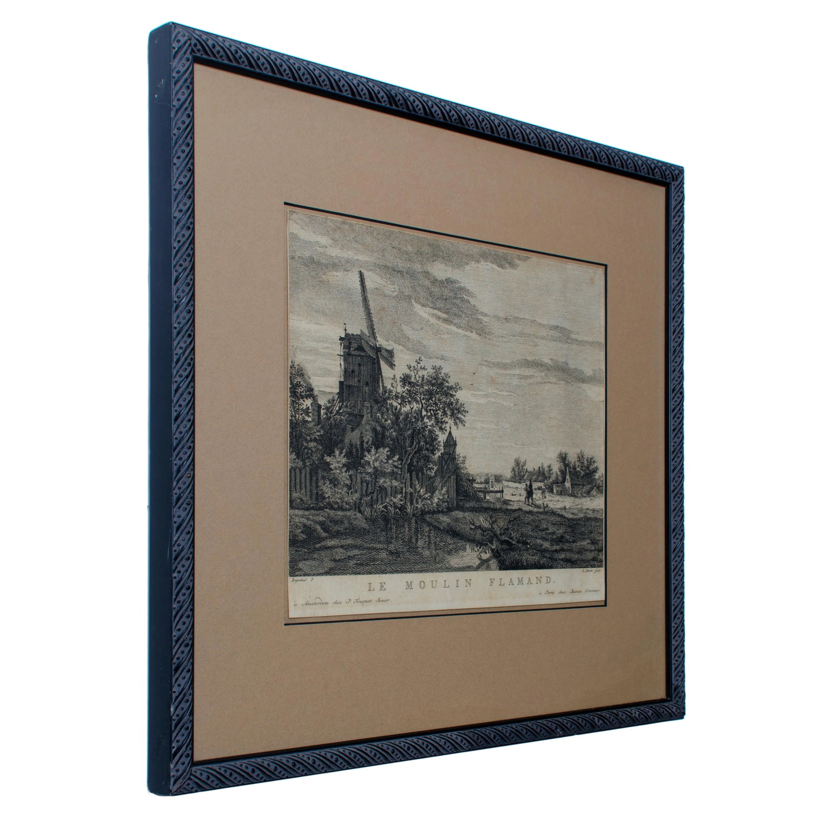 Le Moulin Flamand C1762-1766, Pierre Jacques Duret After Ruisdael - 3
