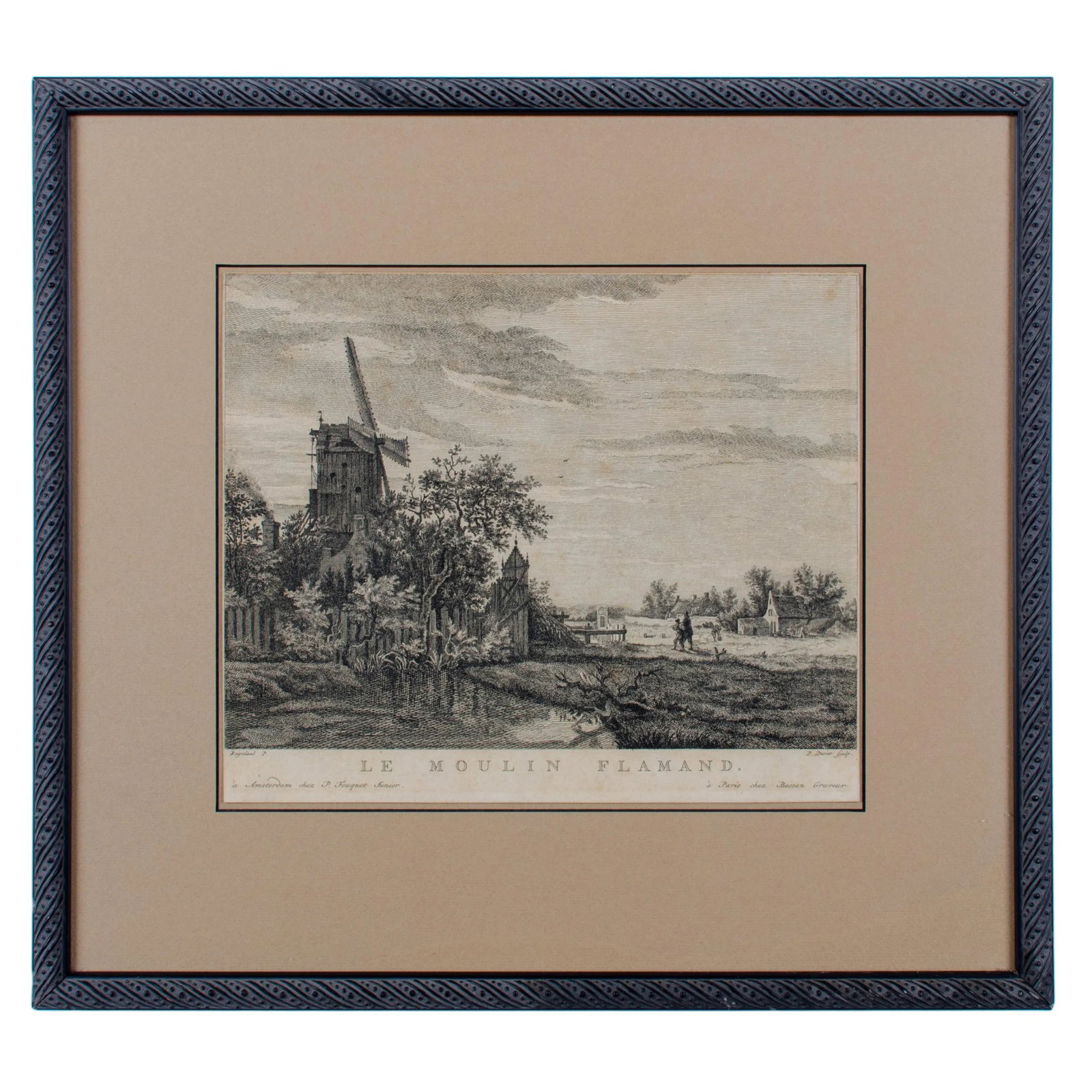 Le Moulin Flamand C1762-1766, Pierre Jacques Duret After Ruisdael - 5