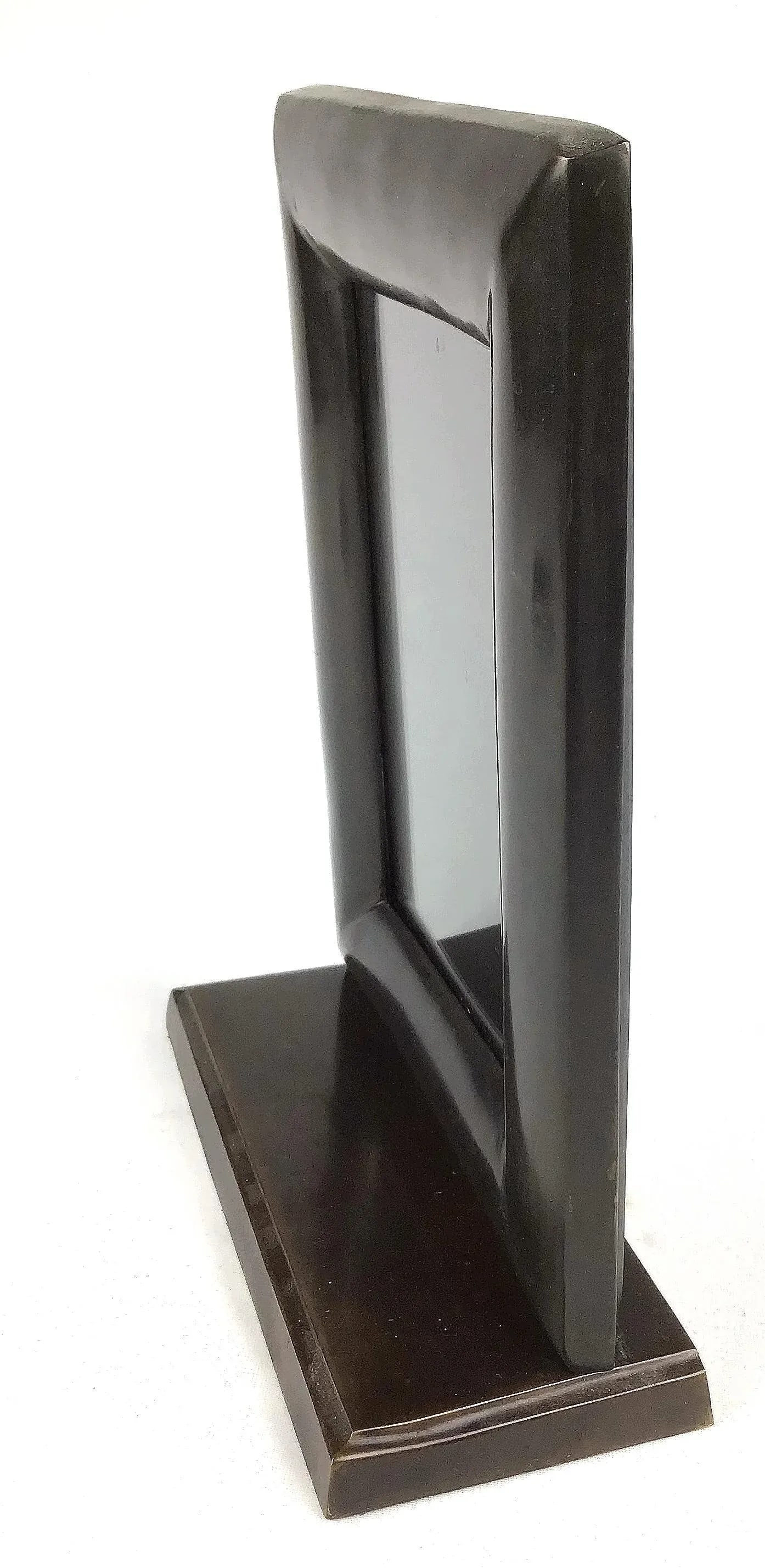 1920s Art Deco Era Hand Formed Solid Bronze Photo Frame - 2
