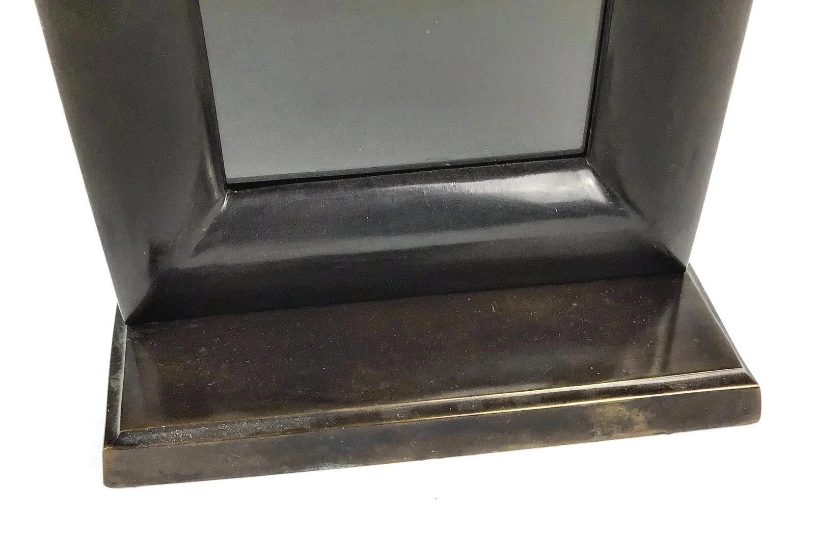 1920s Art Deco Era Hand Formed Solid Bronze Photo Frame - 6