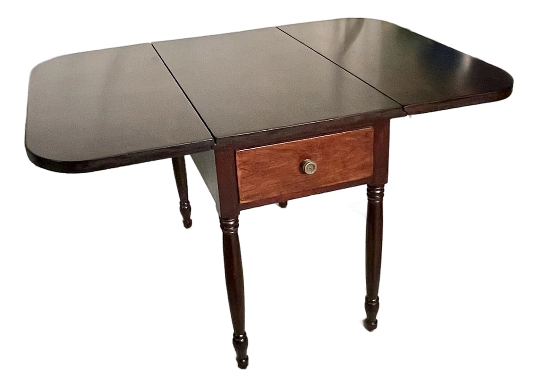 Antique Sheraton Drop Leaf Table (1 of 12)