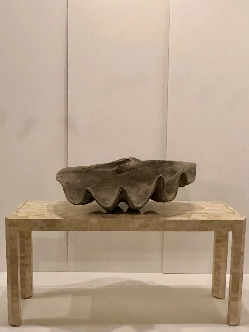 Maitland Smith Tessellated Stone and Inlaid Brass Console - 4