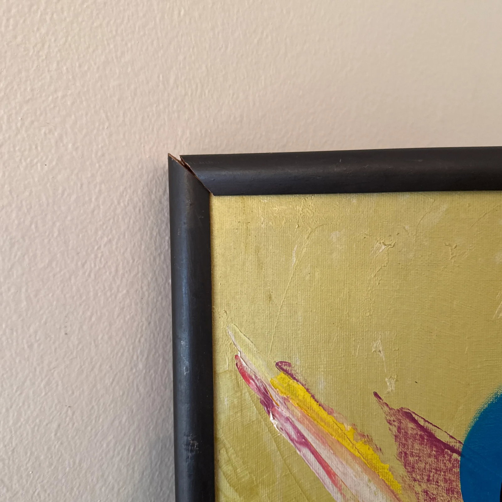 1970s Vintage Abstract Portraiture, Painting by Peter Robert Keil, Framed - 9