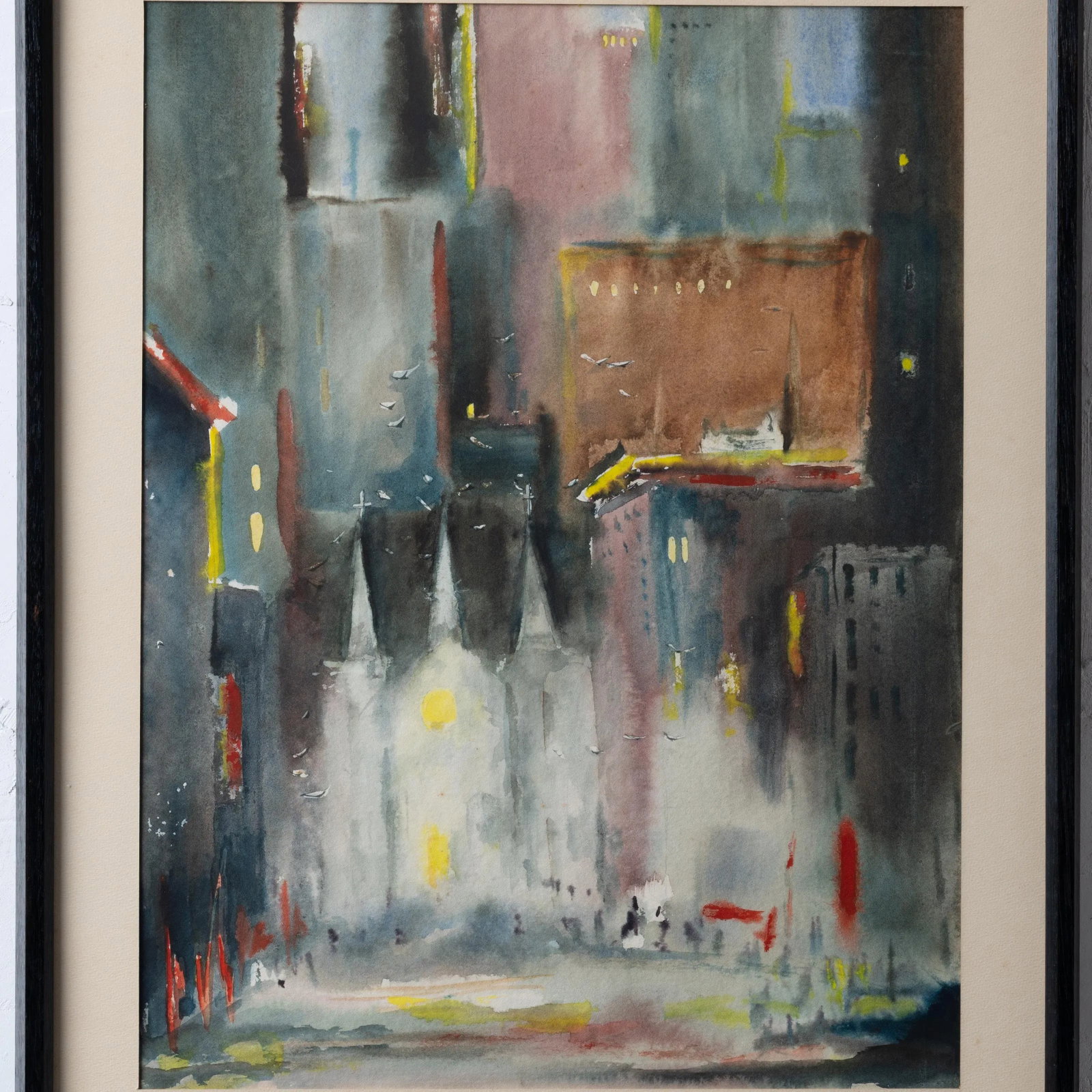 Thompson Church Cityscape Watercolor - 3
