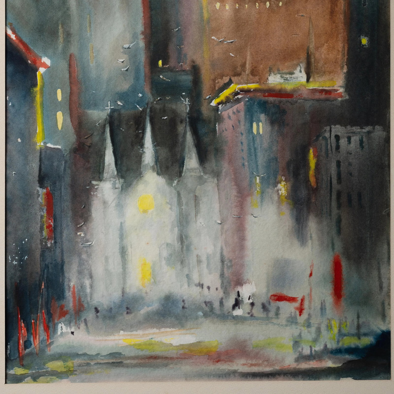 Thompson Church Cityscape Watercolor - 5