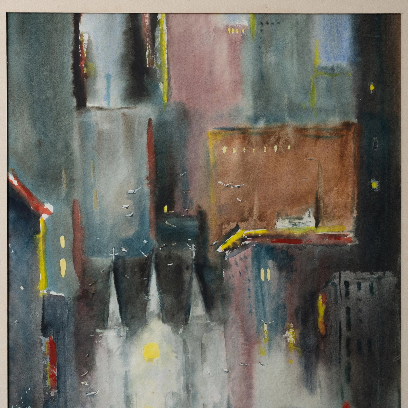 Thompson Church Cityscape Watercolor - 6