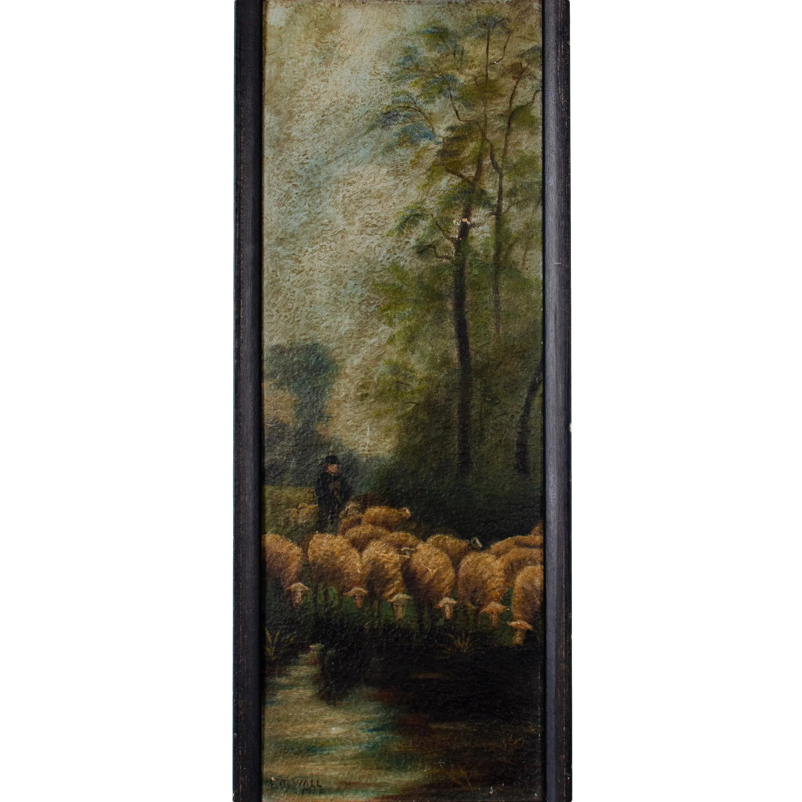Shepherd and Flock Painting, 1917 - 2