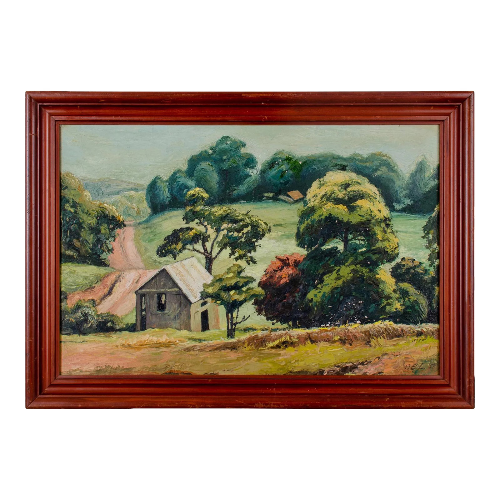 Mid-Century California Landscape Painting, 1951 (1 of 9)
