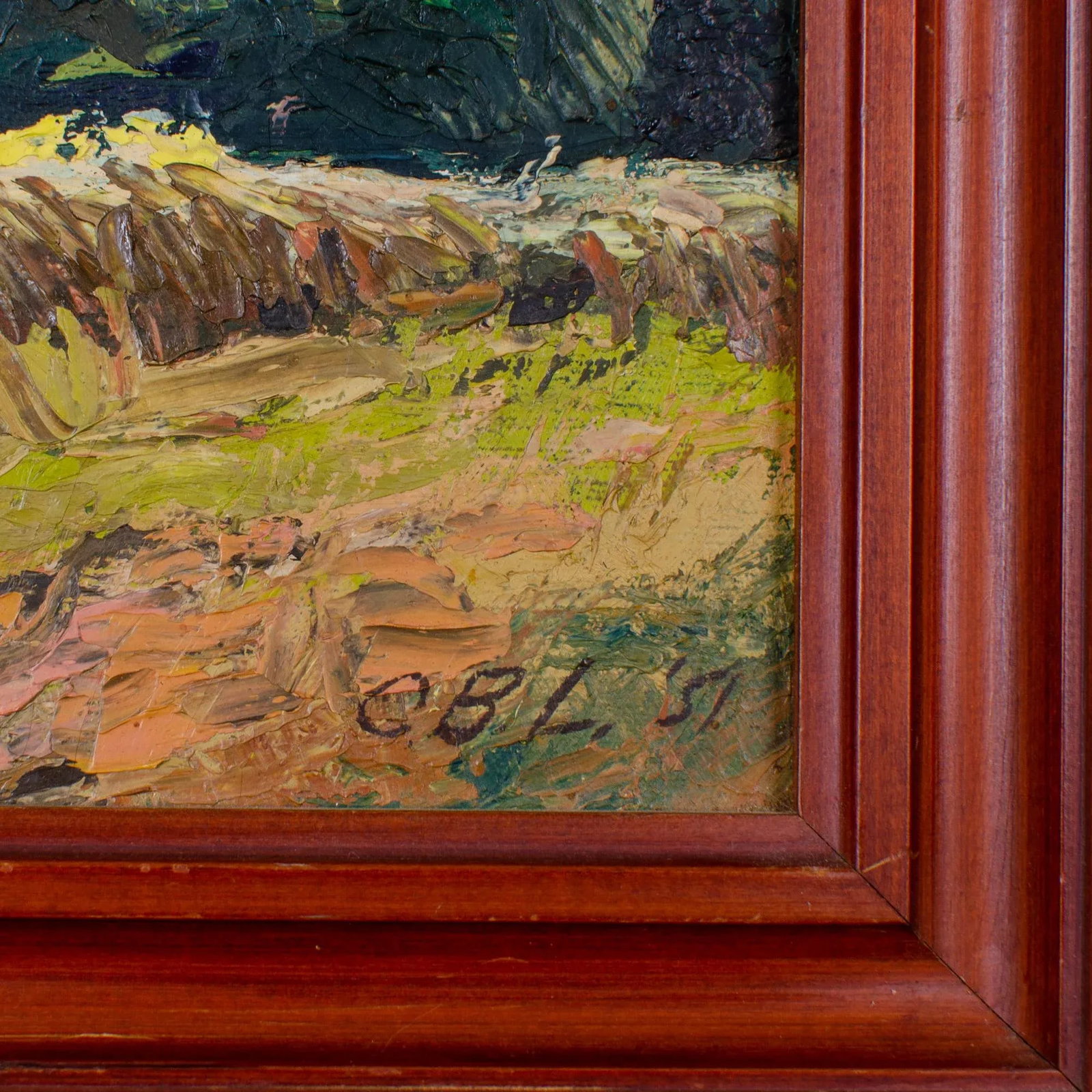Mid-Century California Landscape Painting, 1951 - 5