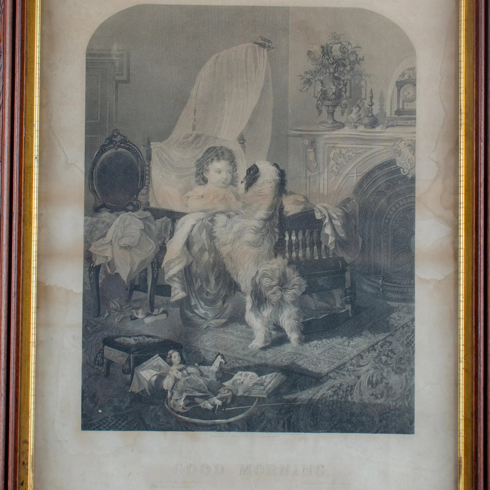 1869 Good Morning, Engraving, Stinson & Co, Portland, Maine - 2