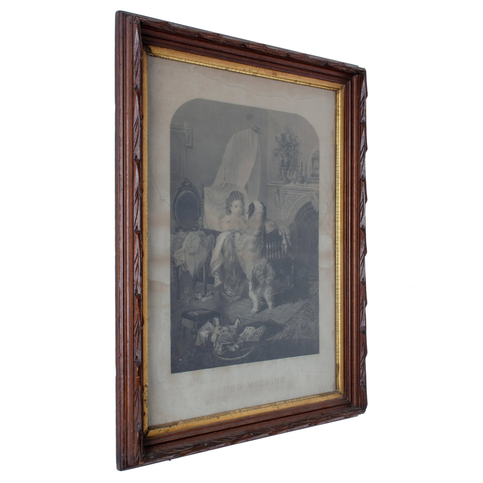 1869 Good Morning, Engraving, Stinson & Co, Portland, Maine - 3