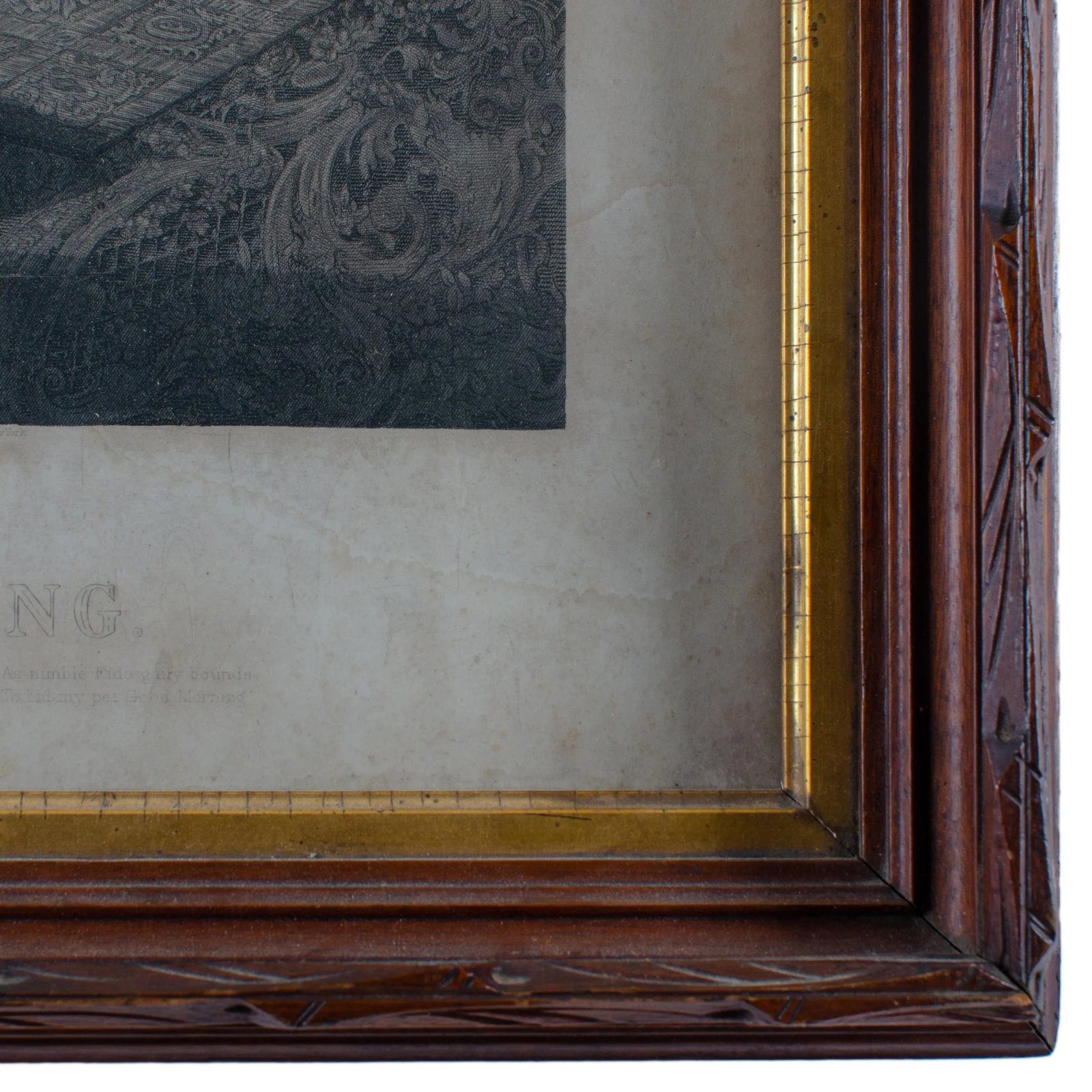 1869 Good Morning, Engraving, Stinson & Co, Portland, Maine - 5