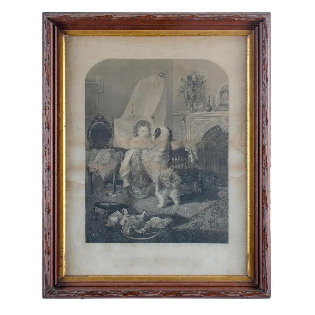 1869 Good Morning, Engraving, Stinson & Co, Portland, Maine - 6