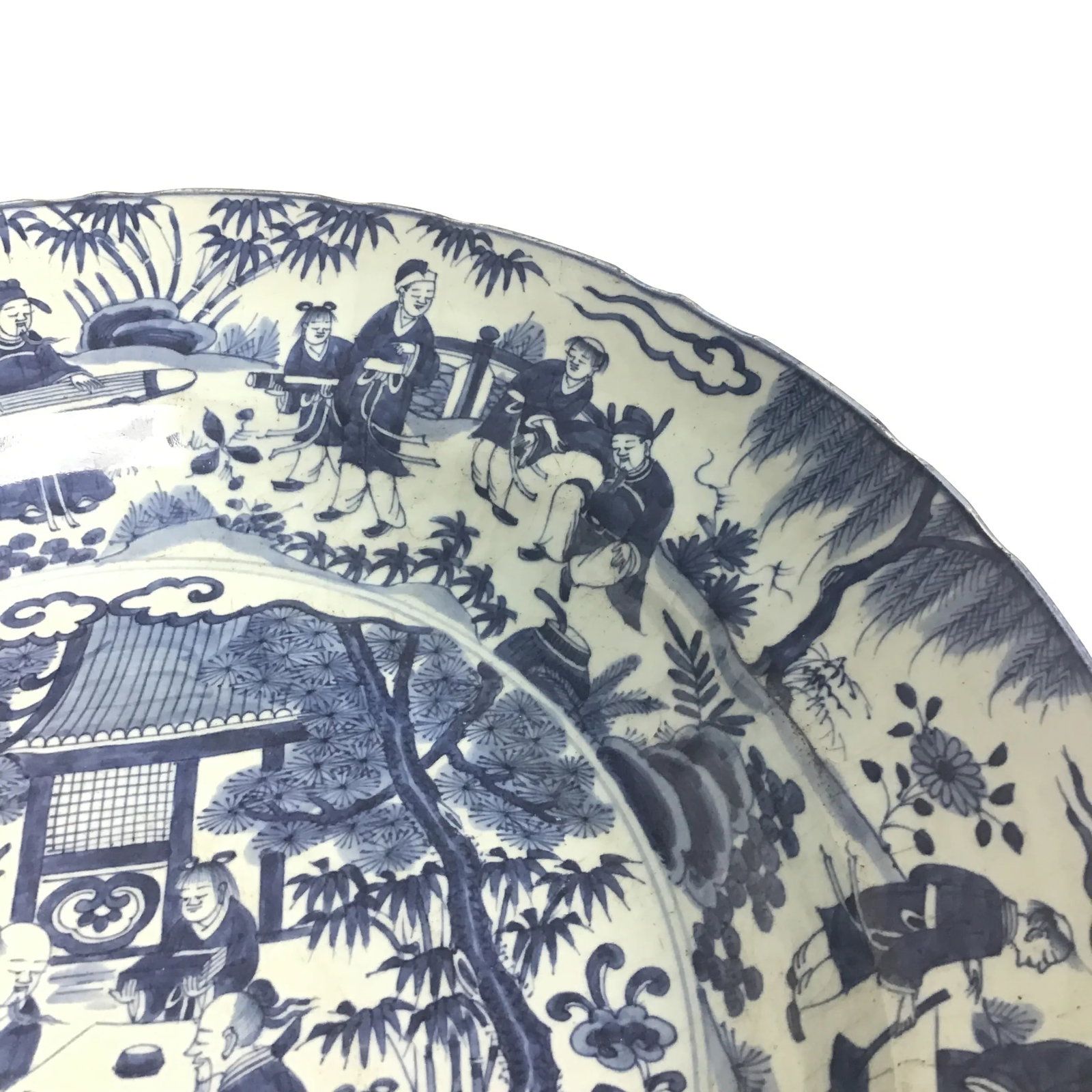 1800's Chinese Antique Porcelain Charger - 6
