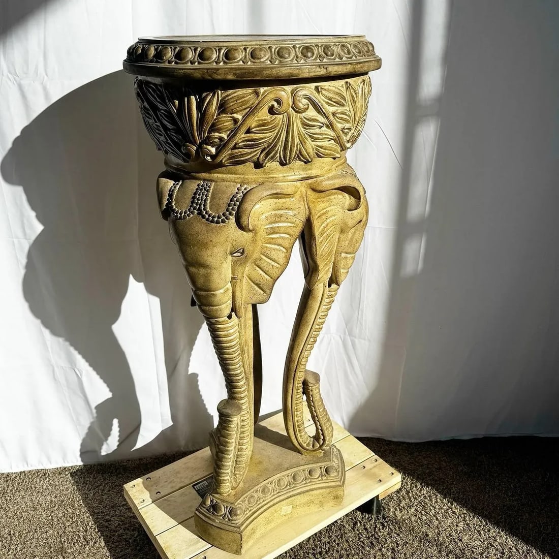 Regency Three Elephant Plant Stand/Planter/Planter - 6