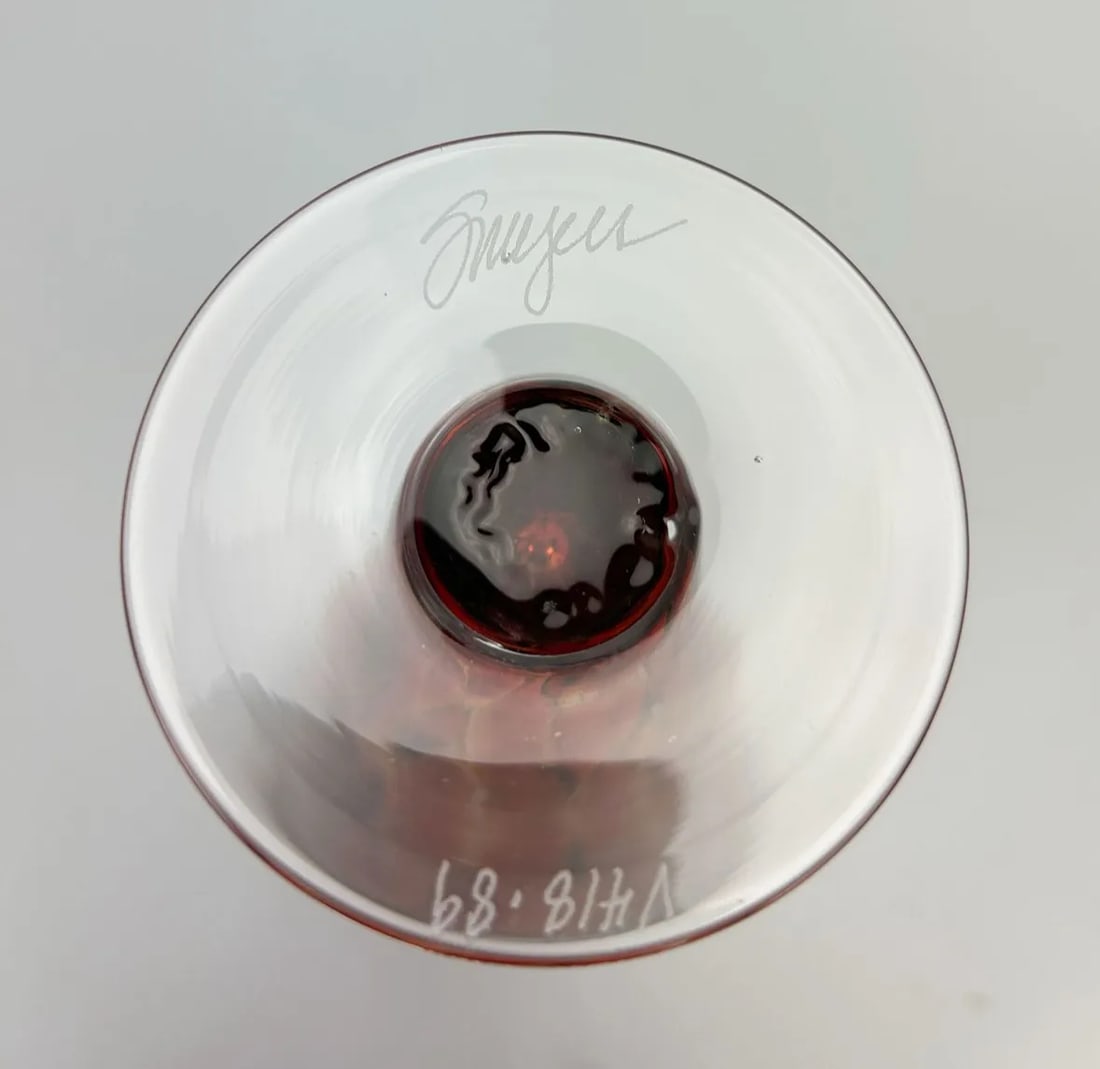 1980s Stephen Smyers Studio Blown Art Glass Vase - 3