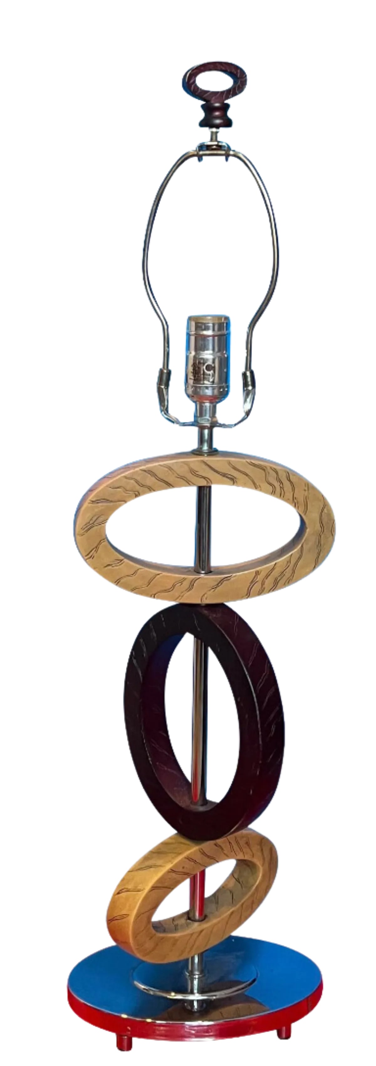 Vintage Balancing Elliptical Loop Table Lamp - 9