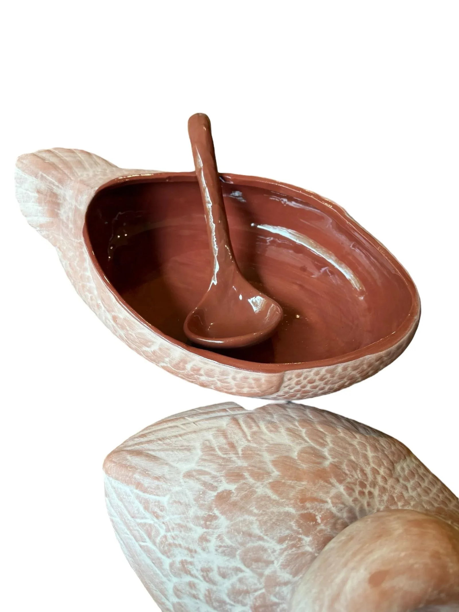 Vintage Italian Style Terra Cotta Duck Soup Tureen - 4