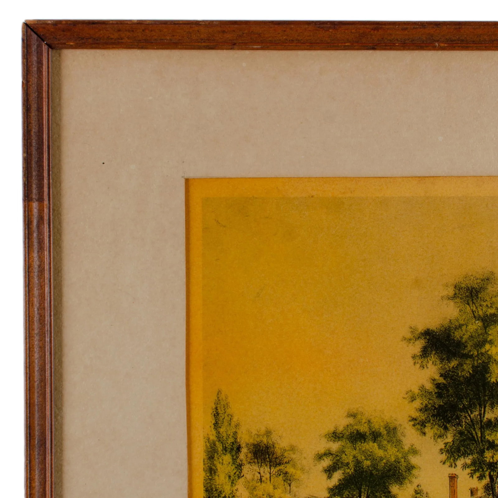Princeton University, Nassau Hall, Vintage Framed Print - 4