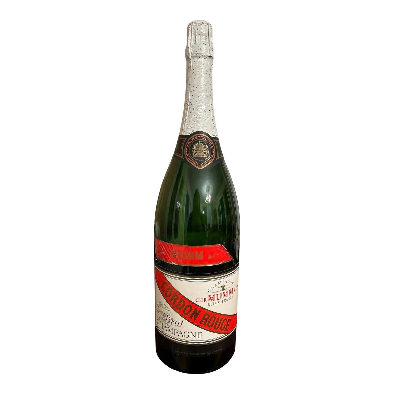 Vintage Large Champagne Bottle for Display: Fabulous extra large display champagne bottle. Perfect on a bar at your New Years Eve party. Or just decoration on a bar all year round. Condition: Alterations: Original Condition Unaltered