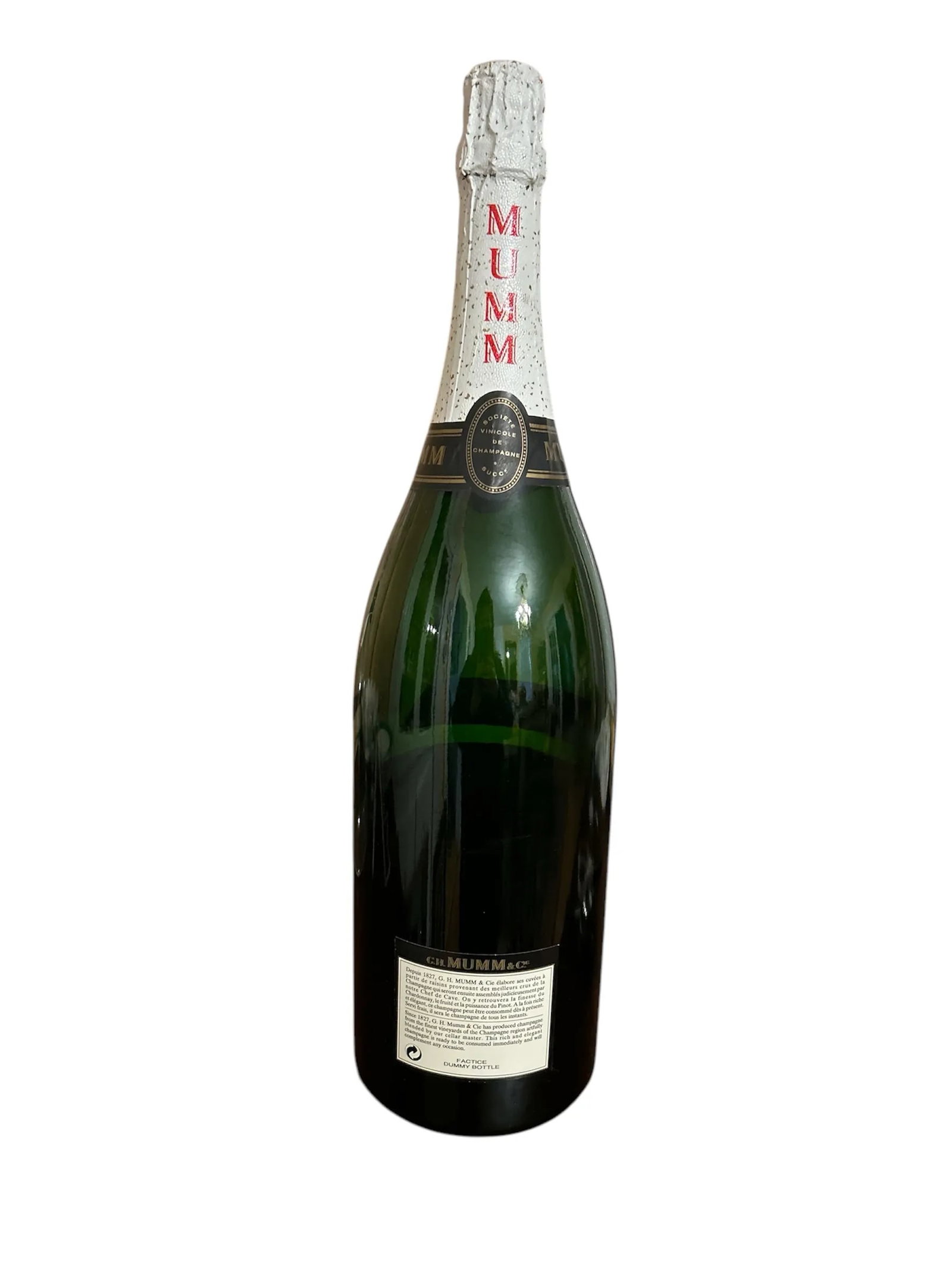 Vintage Large Champagne Bottle for Display - 3