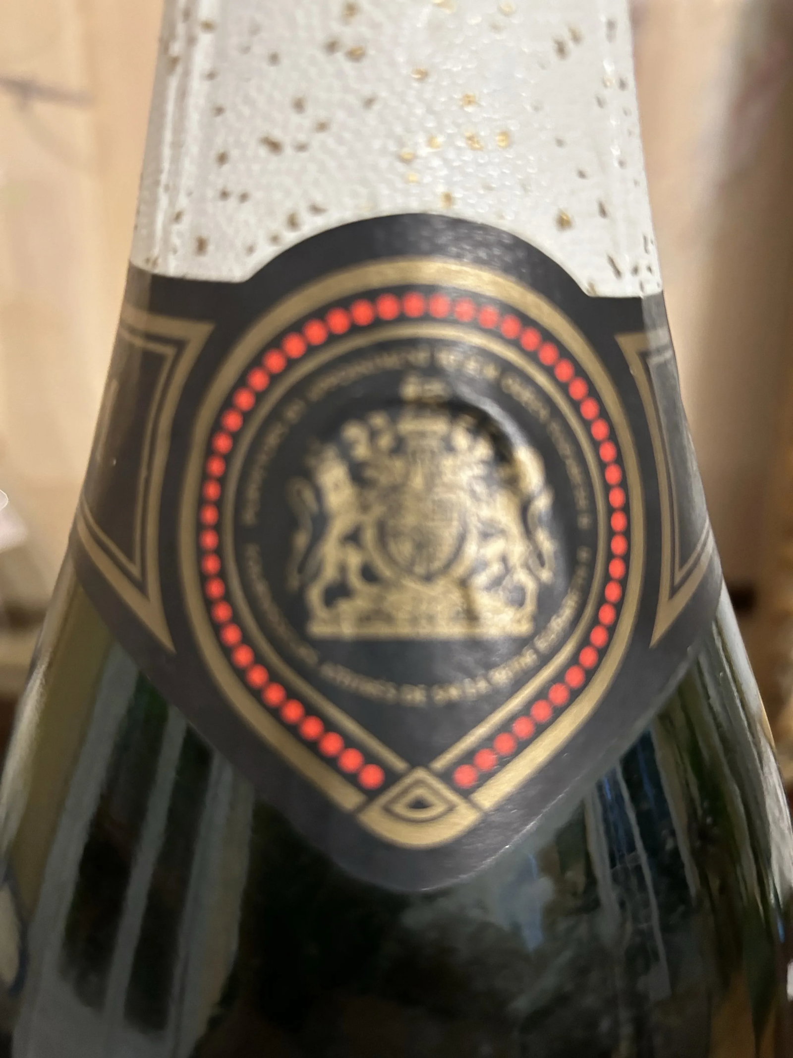 Vintage Large Champagne Bottle for Display - 6