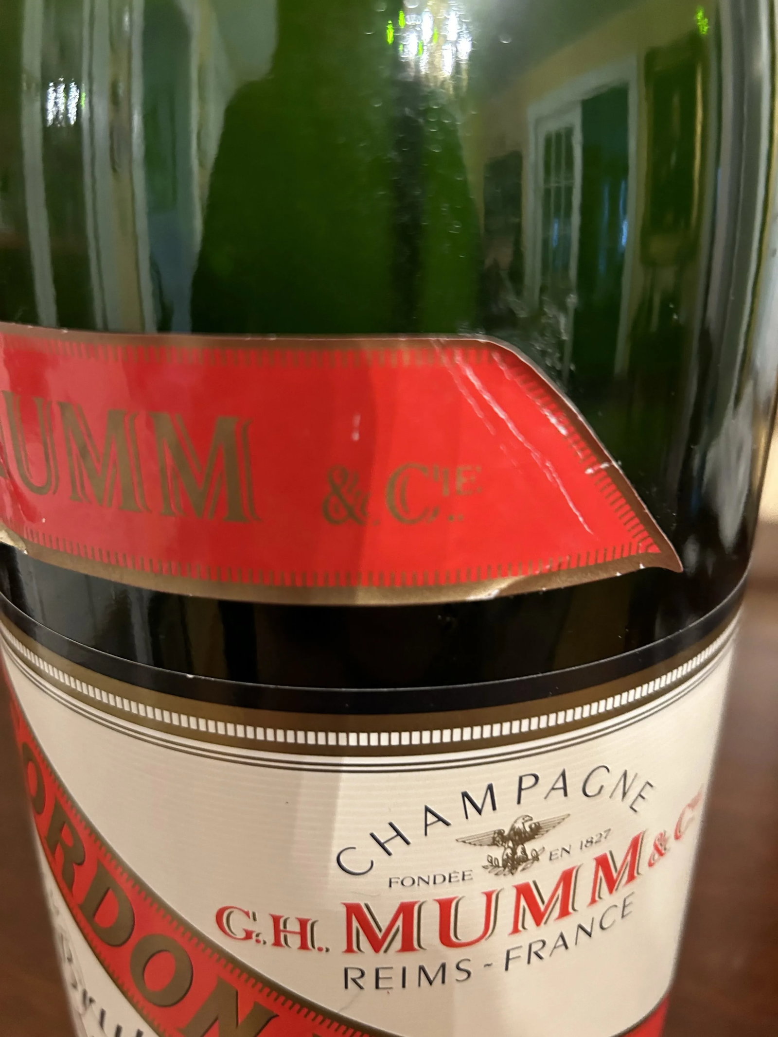 Vintage Large Champagne Bottle for Display - 8