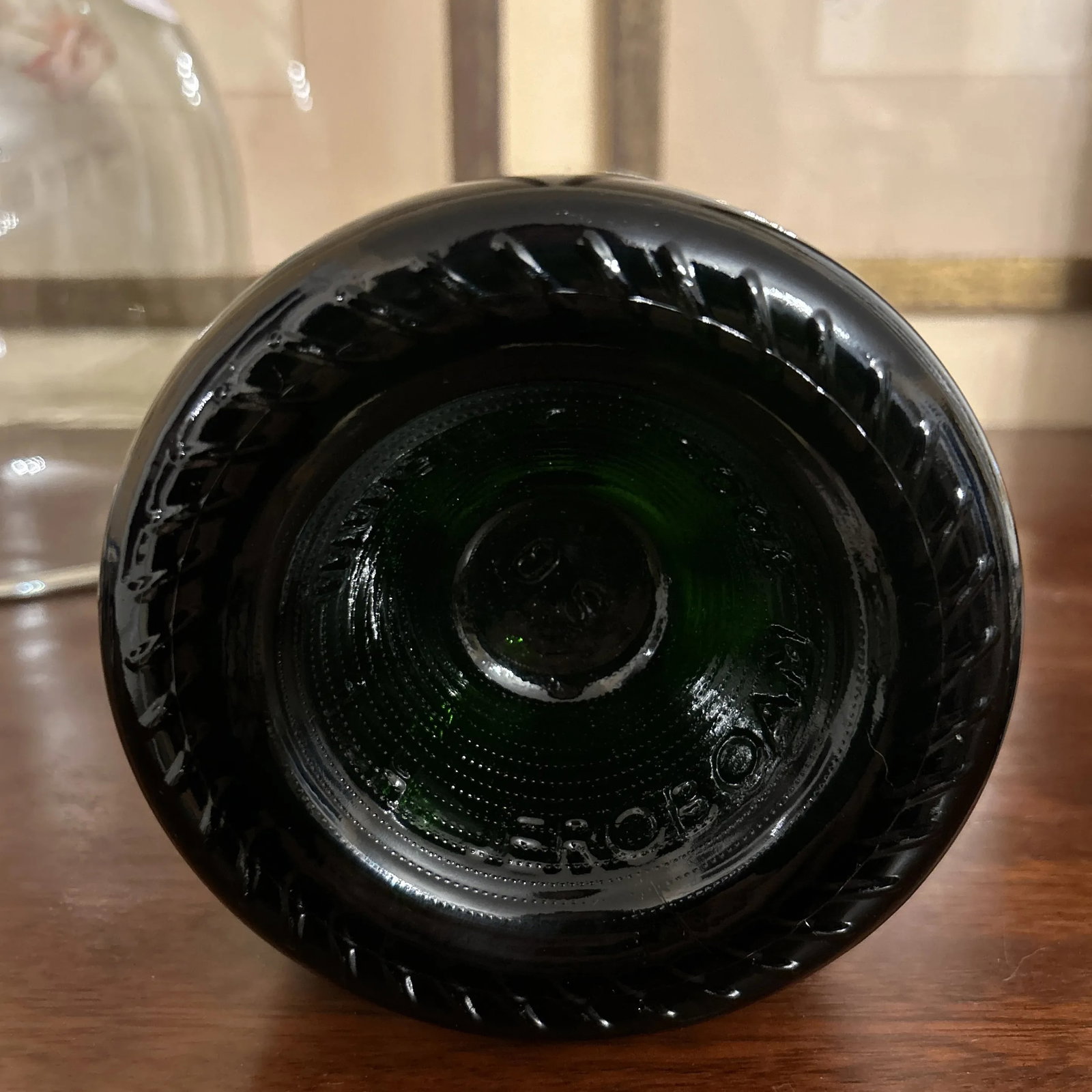 Vintage Large Champagne Bottle for Display - 9