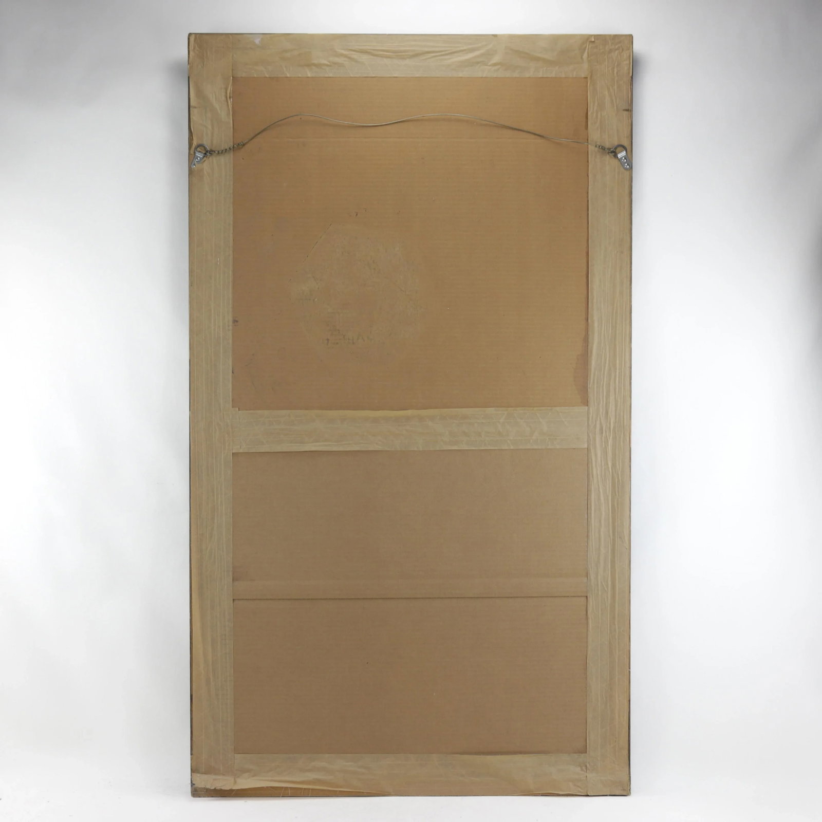 Large Framed Mid-Qing Dynasty Chinese Meticulous Ancestor Portrait Painting in Red - 10