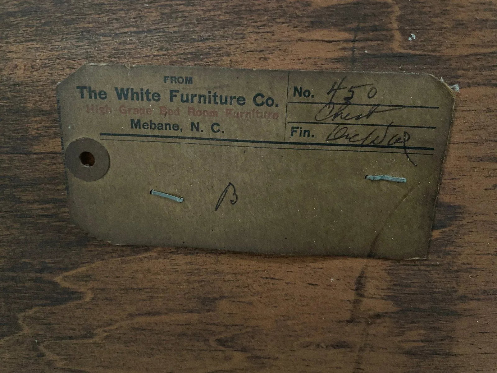 Antique Gentleman's Dresser - White Furniture Co. - 7