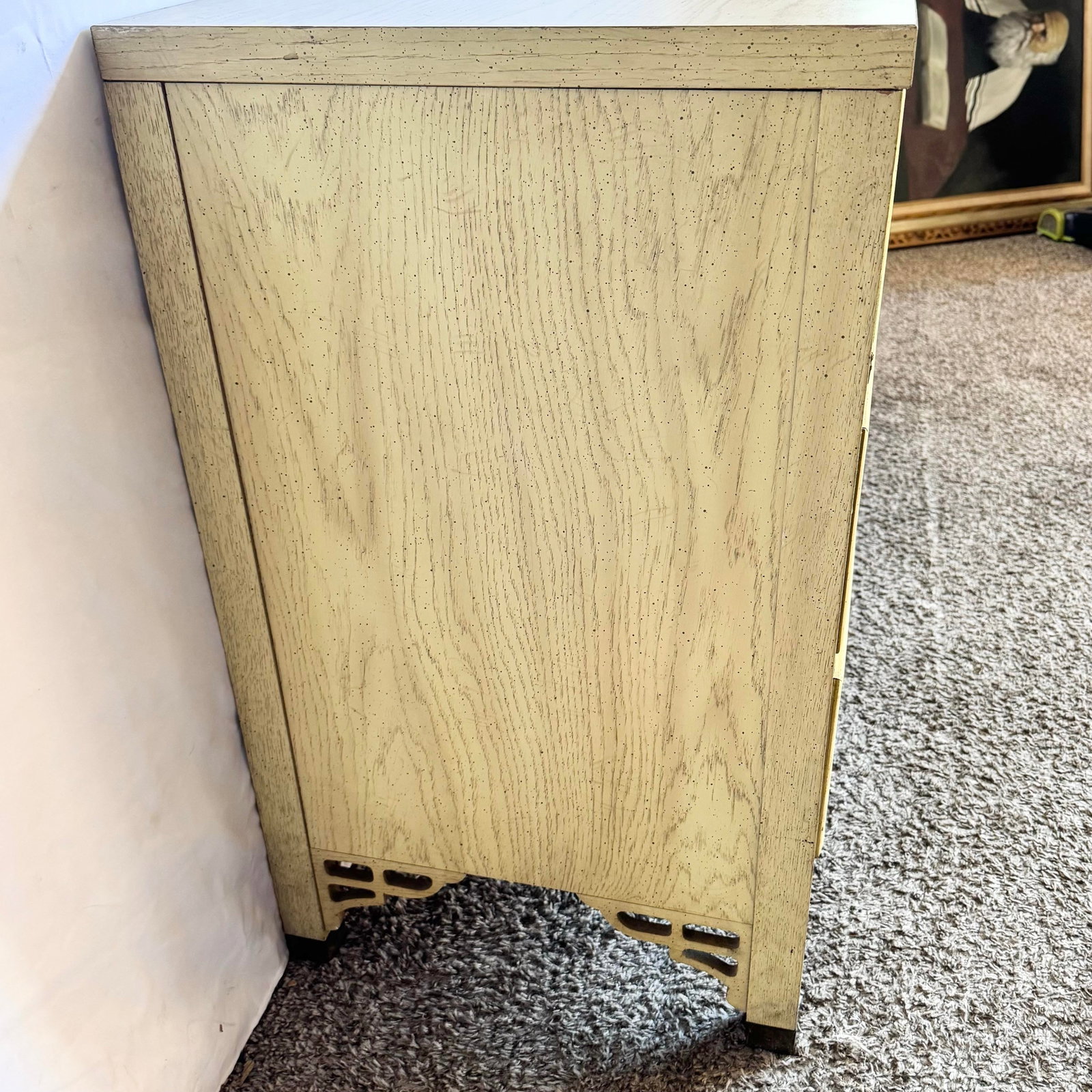 Vintage Chinoiserie "Shanglrila" Dresser With Mirror by Dixie - 6