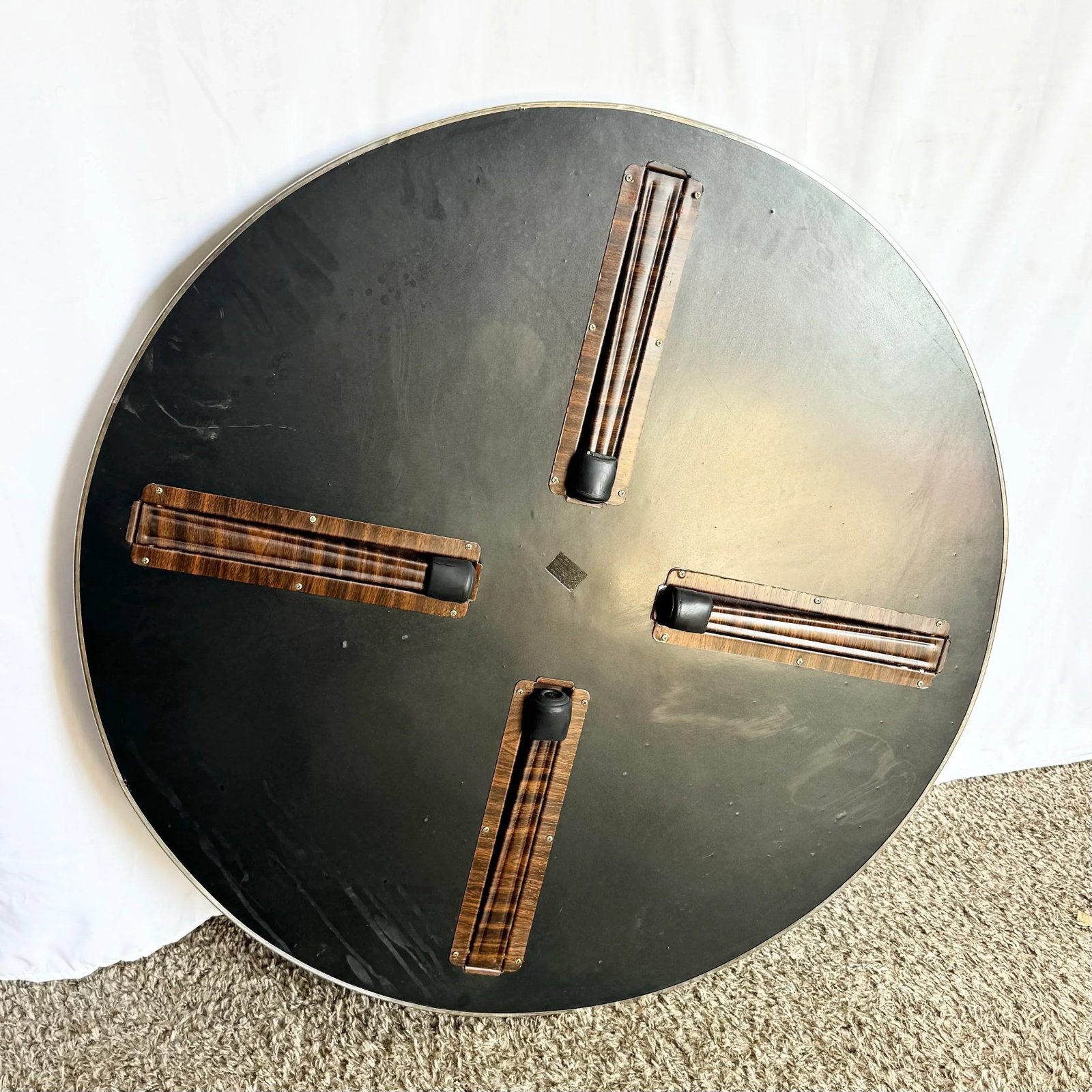 Vintage Korean Mother of Pearl Inlay Foldable Coffee Table - 3