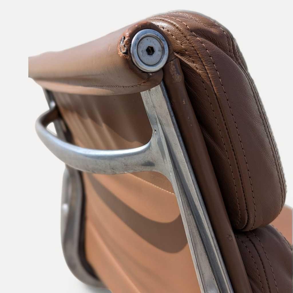 Mid-Century Modern Eames Soft Pad Chair by Herman Miller, 1960s, Leather - 17