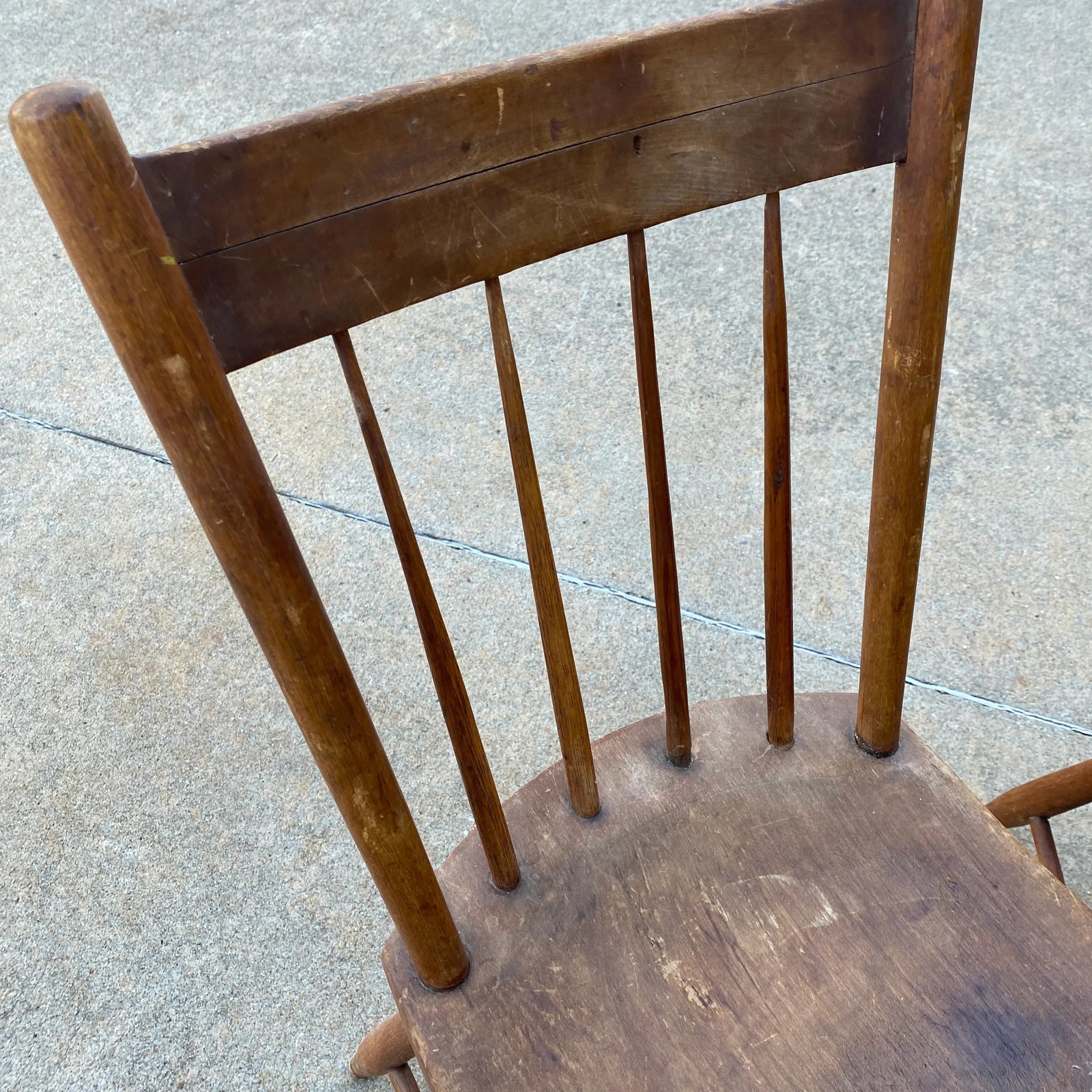 Vintage Americana Wooden Chairs - a Pair - 2