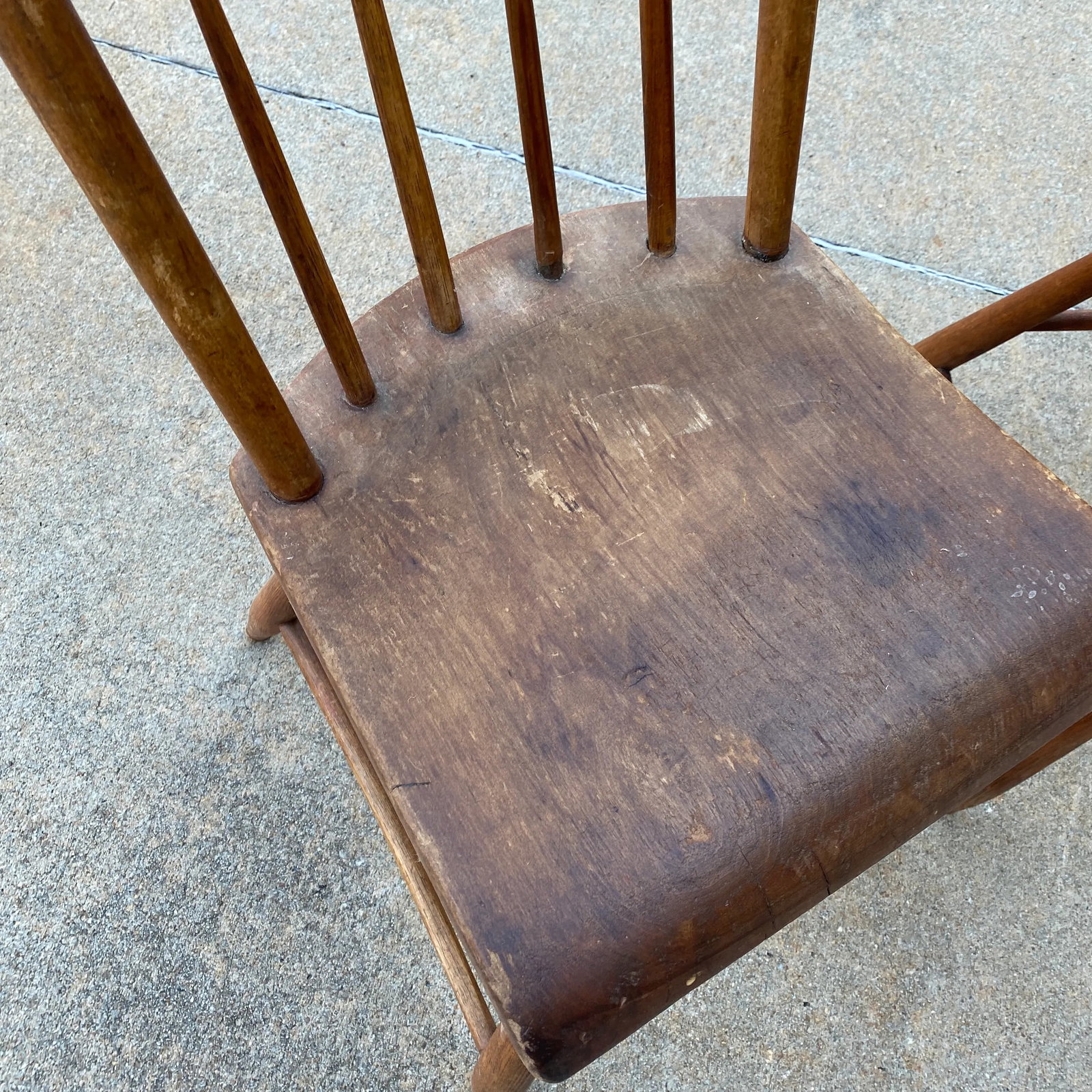 Vintage Americana Wooden Chairs - a Pair - 3